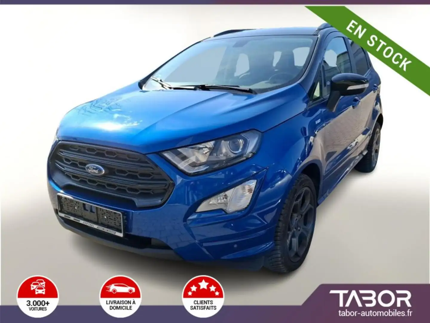 Ford EcoSport 1.0 EcoBoost 125 ST-Line GPS Bleu - 1