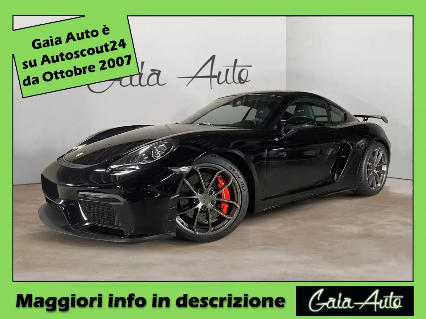 Porsche 718 Cayman 4.0 GT4 MANUALE (diverse disponibilità) Negru - 1