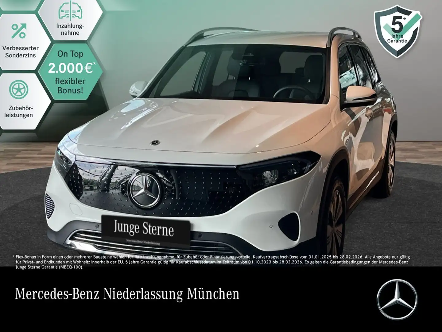 Mercedes-Benz EQB 250 PROG+ADVANCED+KAMERA+SPUR Weiß - 1