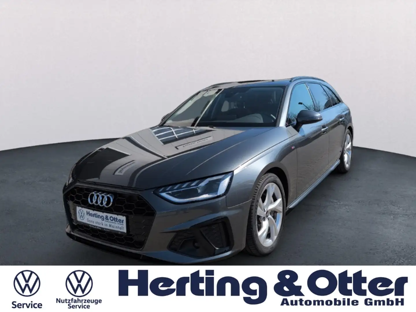 Audi A4 S-line Pano Navi ACC El. Heckklappe Massage AHK-Vo Grau - 1