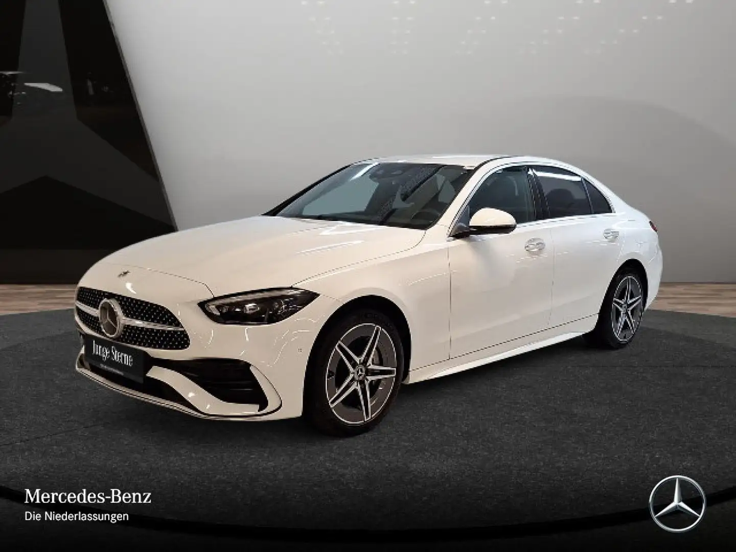 Mercedes-Benz C 300 e 4M AMG+BURMESTER+KAMERA+KEYLESS+9G Weiß - 2