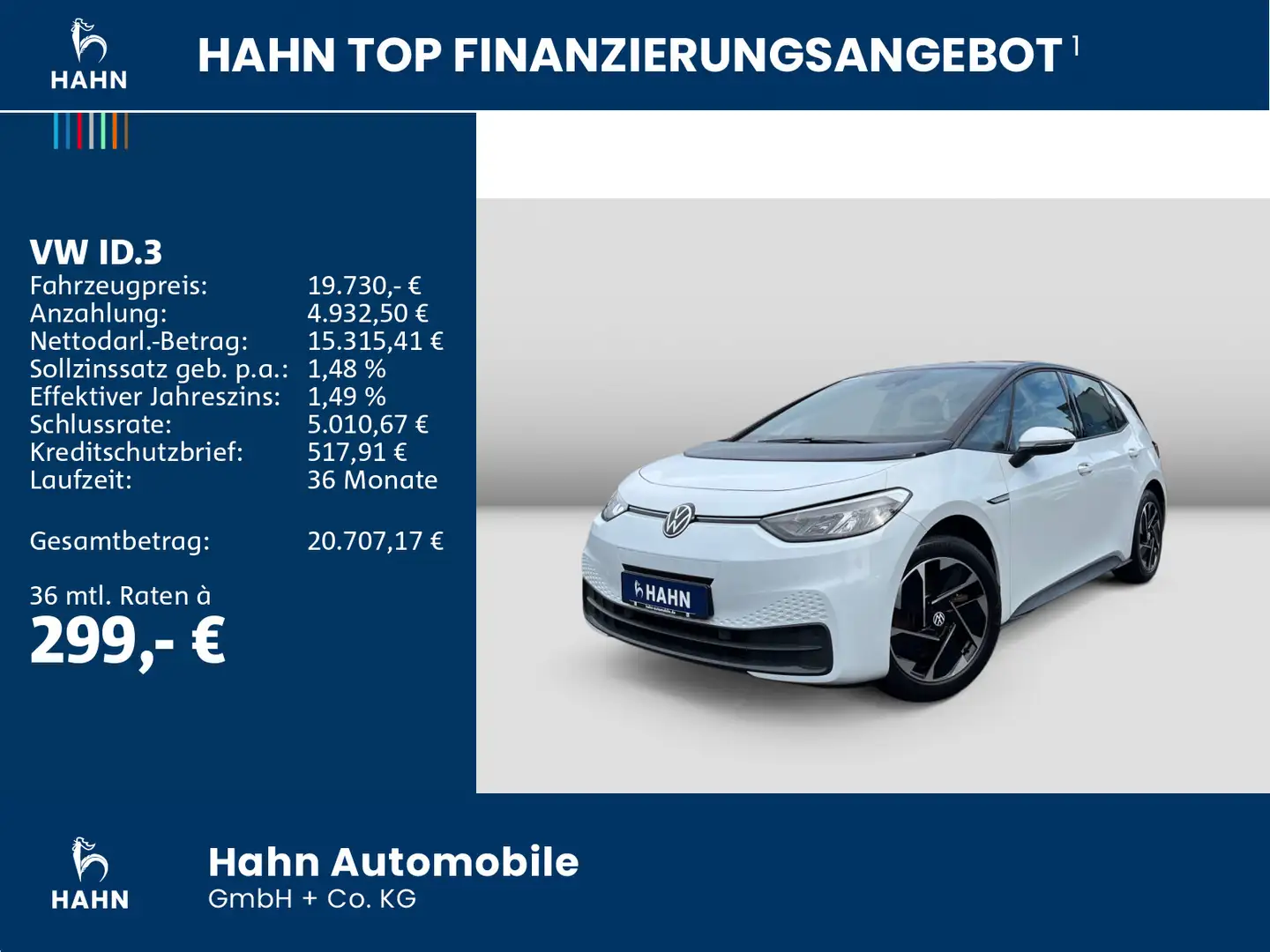 Volkswagen ID.3 Pure Performance ACC LED Navi PDC Sitzheiz Weiß - 2