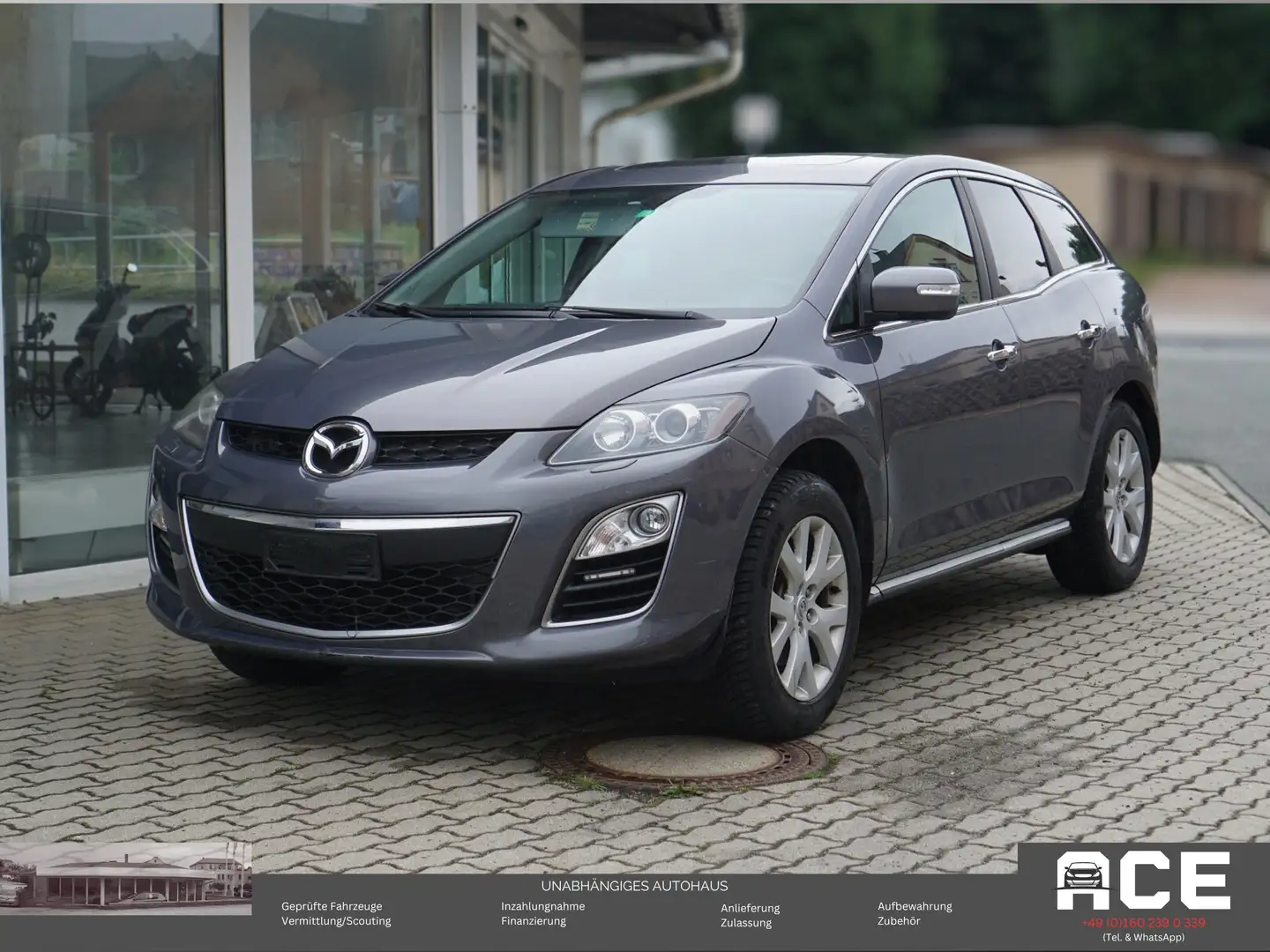 Mazda CX-7 2.3 MZR Voll-Leder-Kamera-LPG HU+Insp. neu Grijs - 1