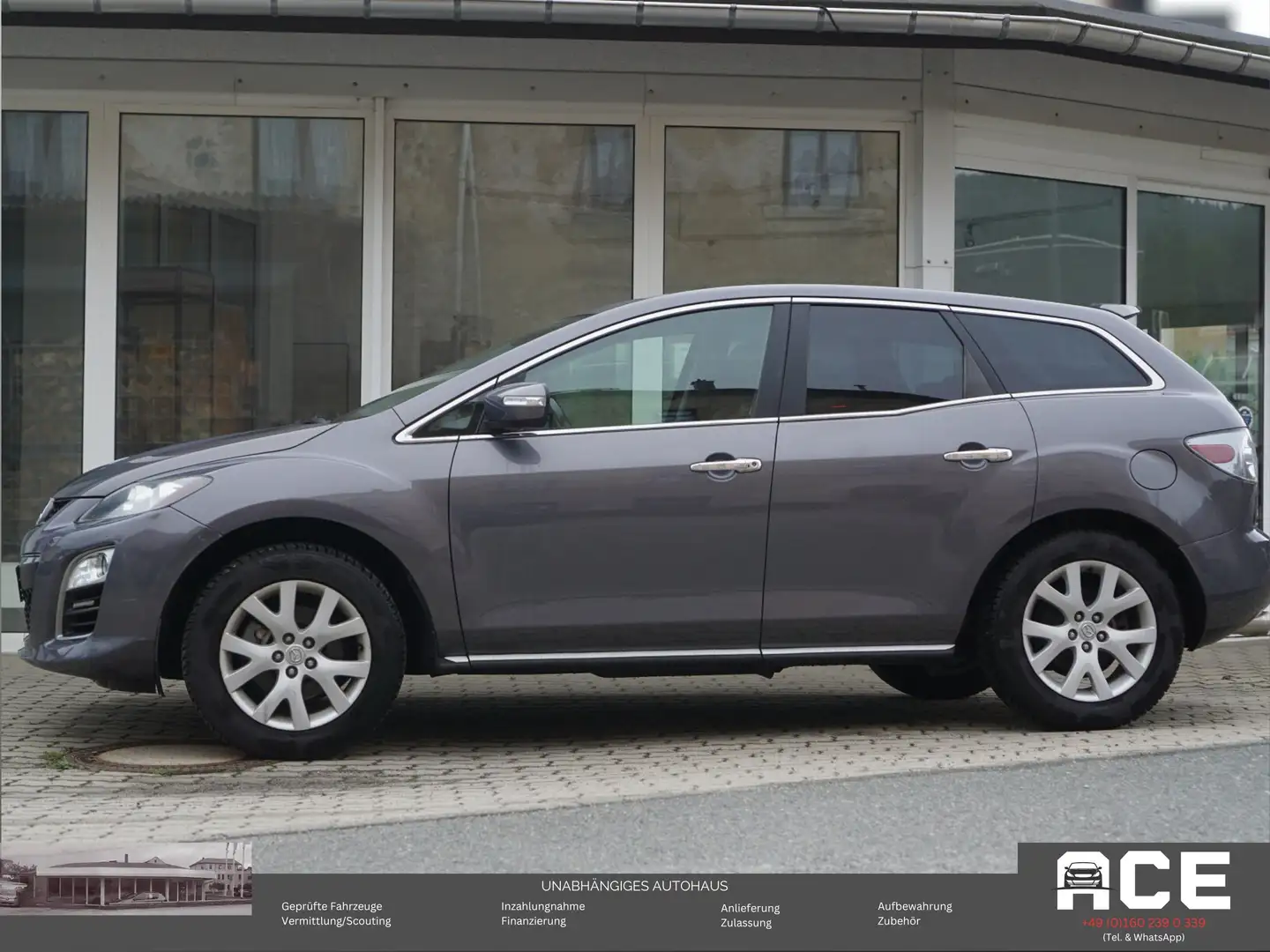 Mazda CX-7 2.3 MZR Voll-Leder-Kamera-LPG HU+Insp. neu Grijs - 2