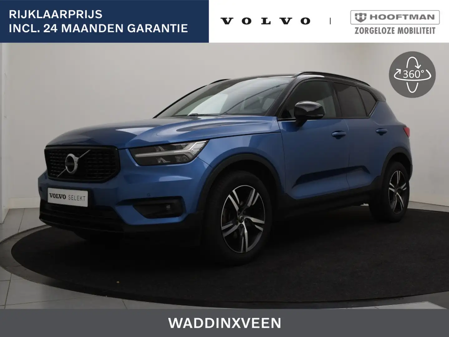 Volvo XC40 T2 AUT(8) R-DESIGN SCHUIFDAK CAMERA ACC BLIS KEYLE Blauw - 1