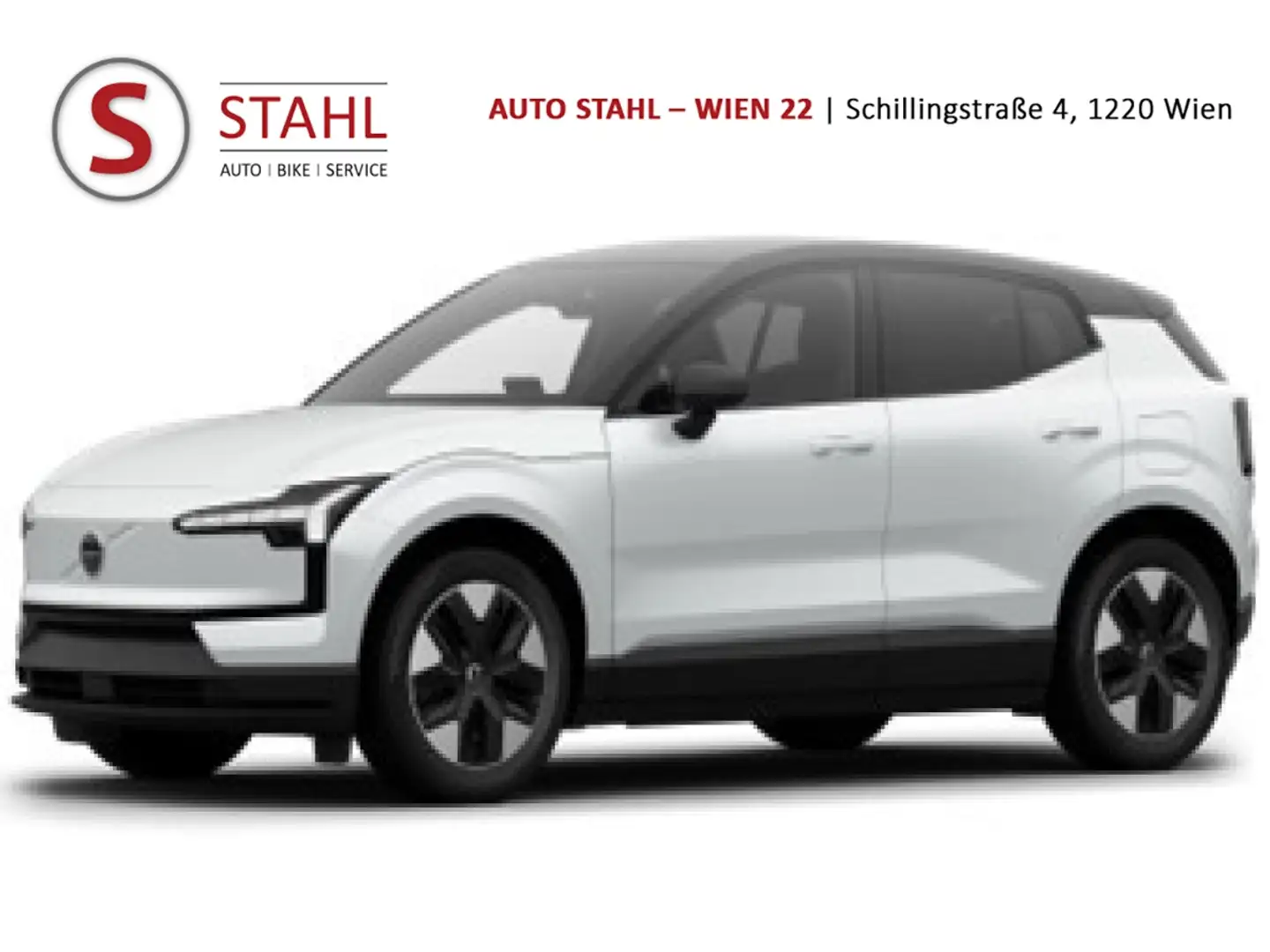 Volvo EX30 P5 Long Range Electric 69kWh Plus | Stahl Wien 22 Weiß - 1