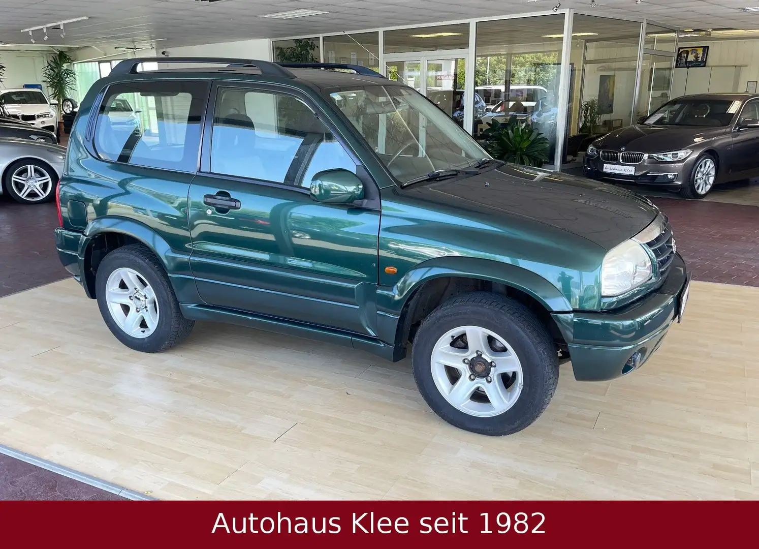 Suzuki Grand Vitara 1,6 4x4 *Tüv 02/2026*AHK* Grün - 2