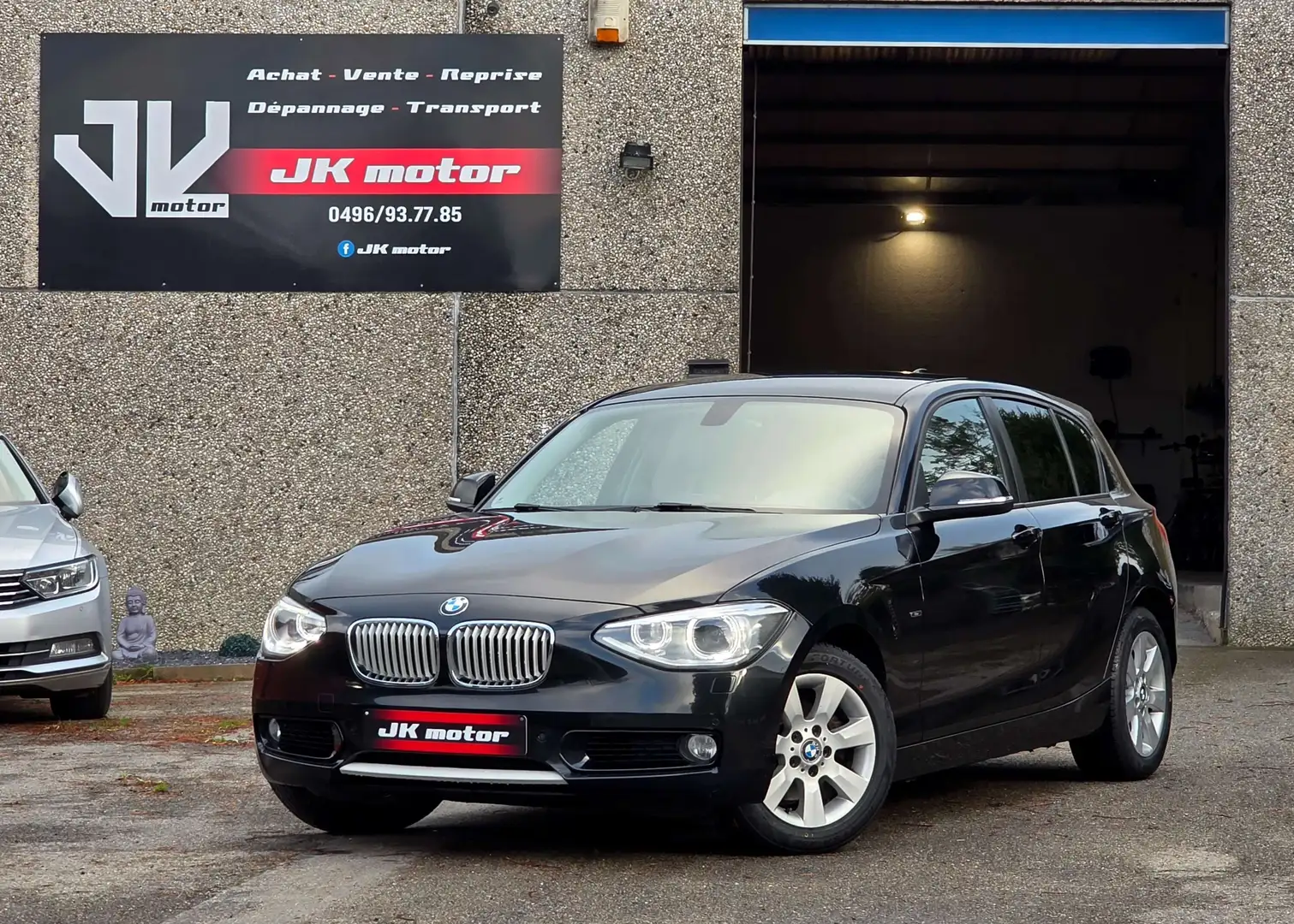 BMW 118 Boite auto / xenon / cuir  * GARANTIE * Noir - 1