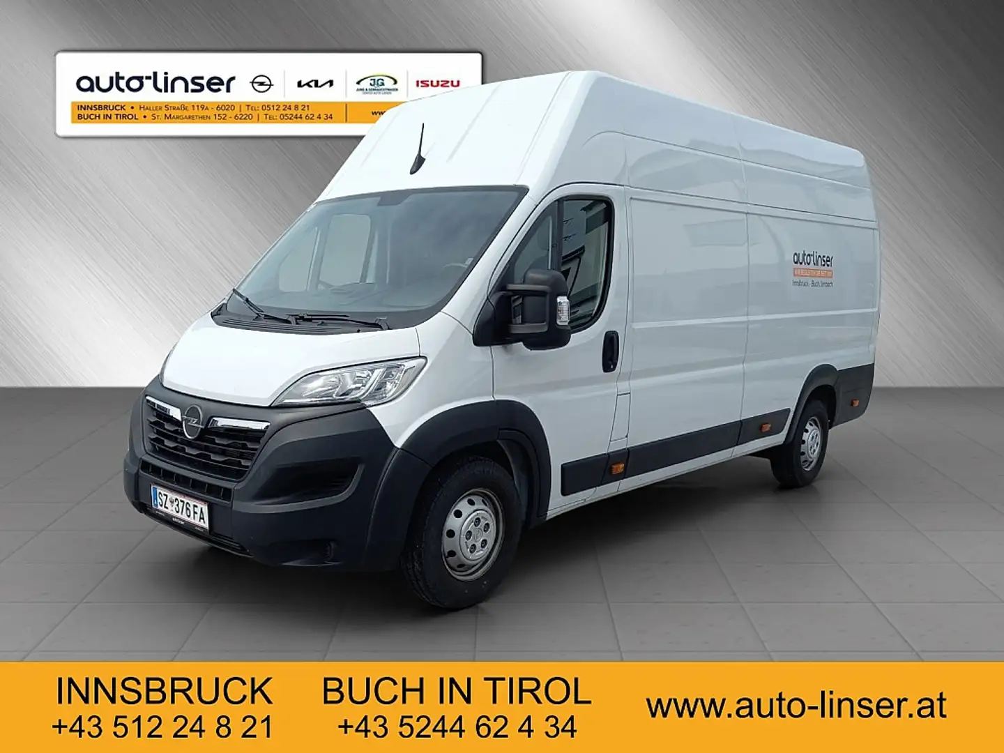 Opel Movano Movano L4H3 2,2 BlueHDI 165 Cargo Basis 3,5t+ Weiß - 1