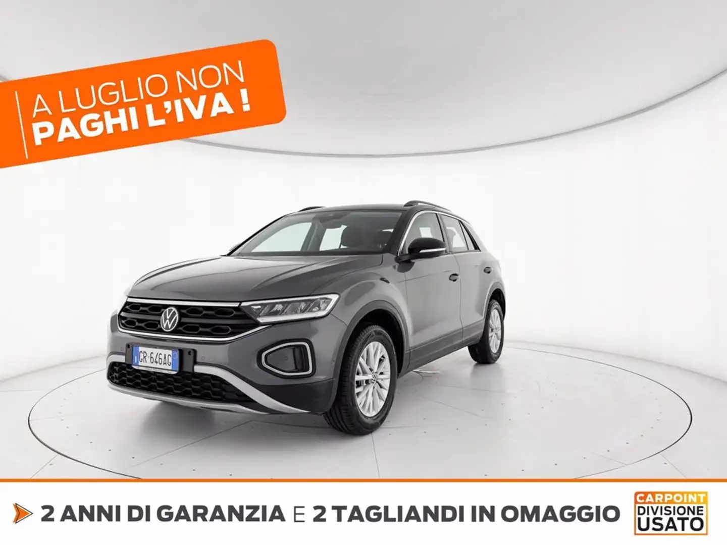 Volkswagen T-Roc 2.0 tdi life 115cv Grigio - 1