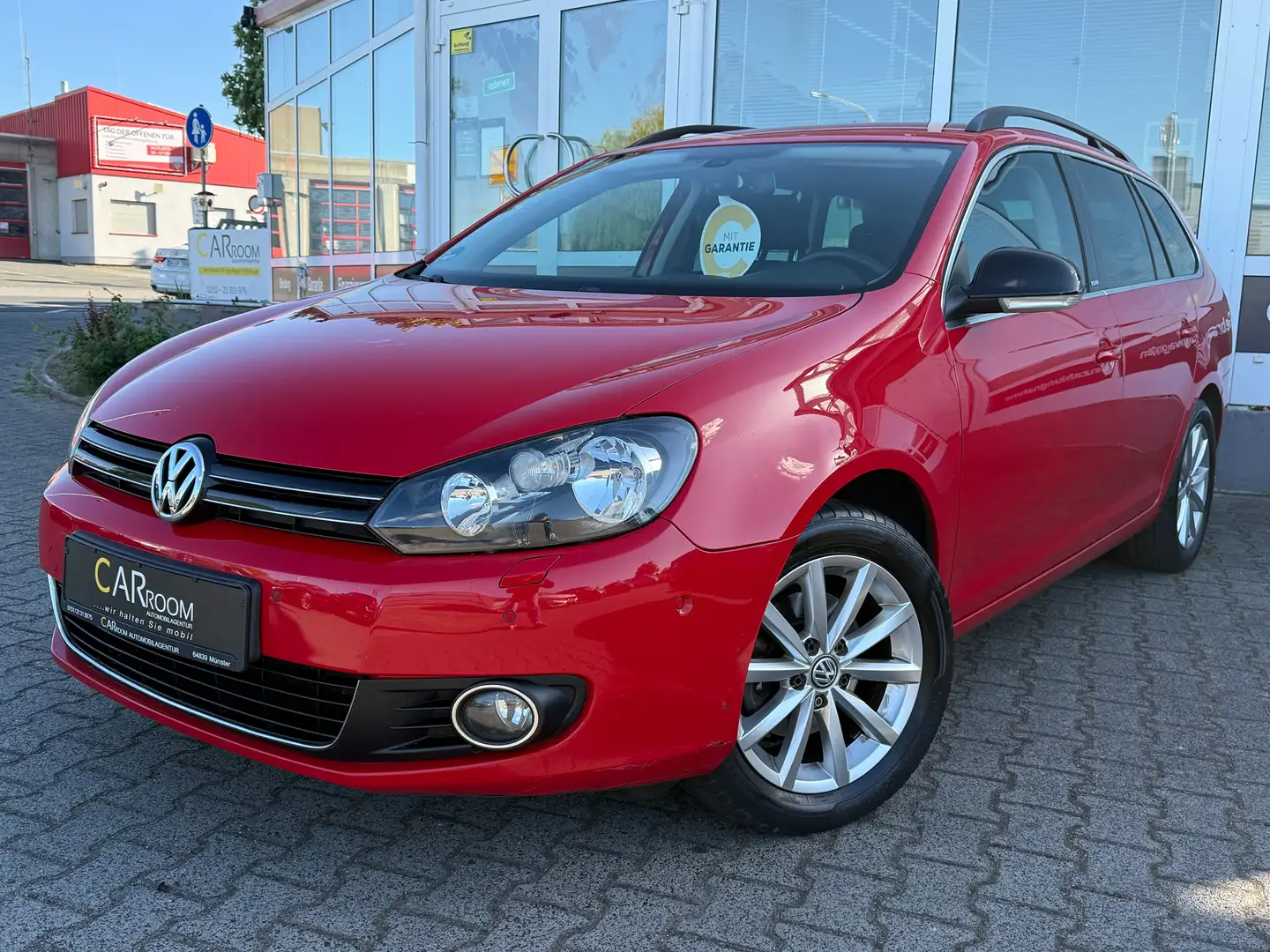 Volkswagen Golf Variant Style BlueMotion*Kamera*Ahk.*1HAND*TÜV NEU* Rojo - 1