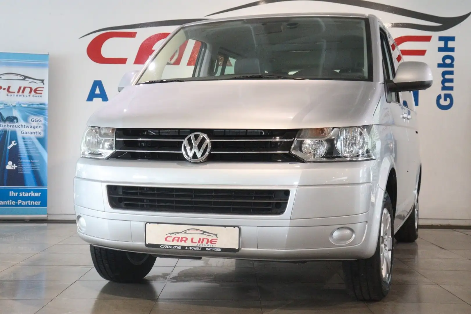 Volkswagen T5 Multivan *Erst 3.904km*7-Sitzer*Tisch* Silber - 1