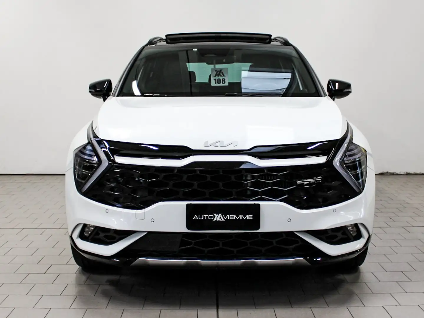 Kia Sportage 1.6 tgdi hev GT-line Sunroof Pack auto Bianco - 2