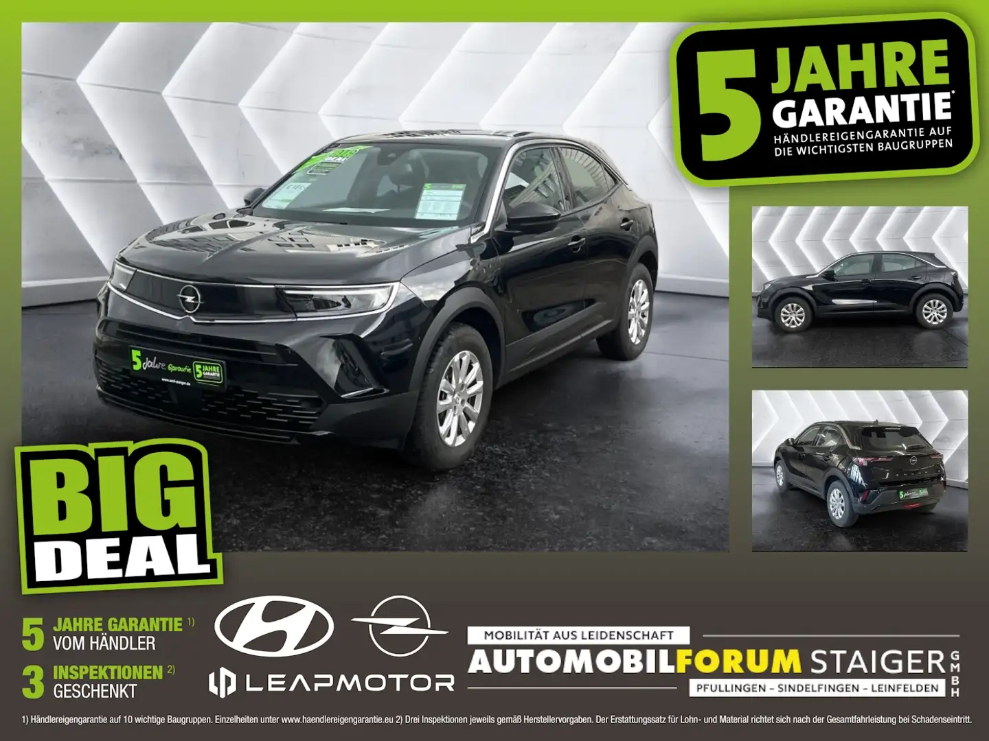 Opel Mokka-E Mokka e Edition 5 Jahre Garantie BigDeal Negro - 1