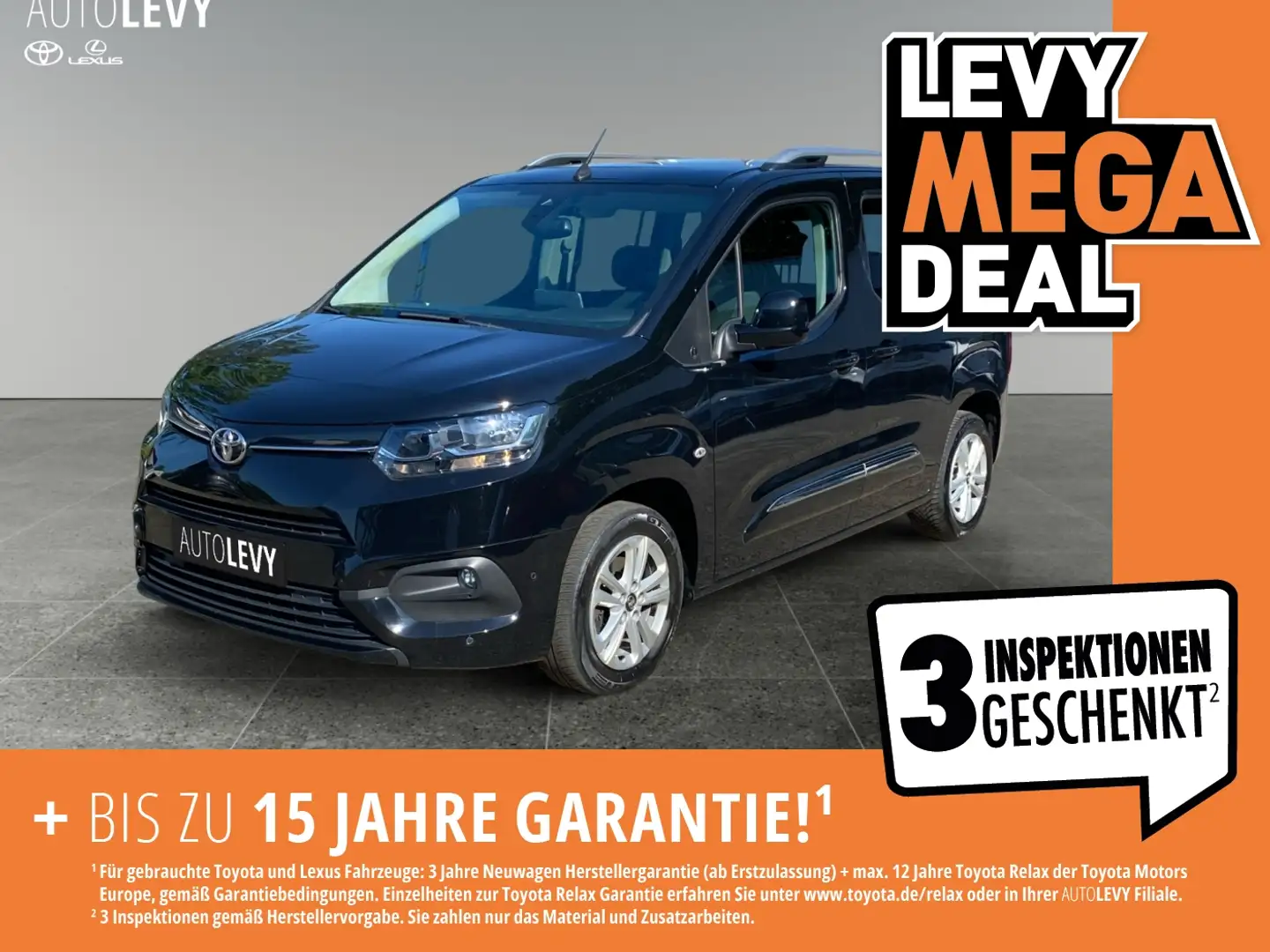 Toyota Proace City Verso 1.2 L1 D Team D *PANO* Negru - 1