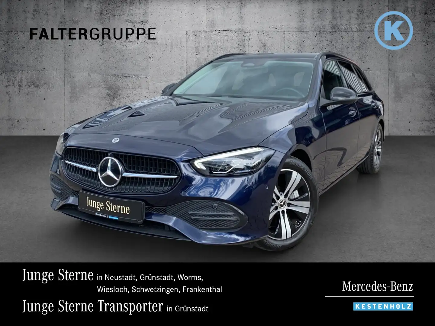 Mercedes-Benz C 300 C 300 T 4M AVANTGARDE+NIGHT+STHZ+DISTRO+360+MEMO Blau - 1