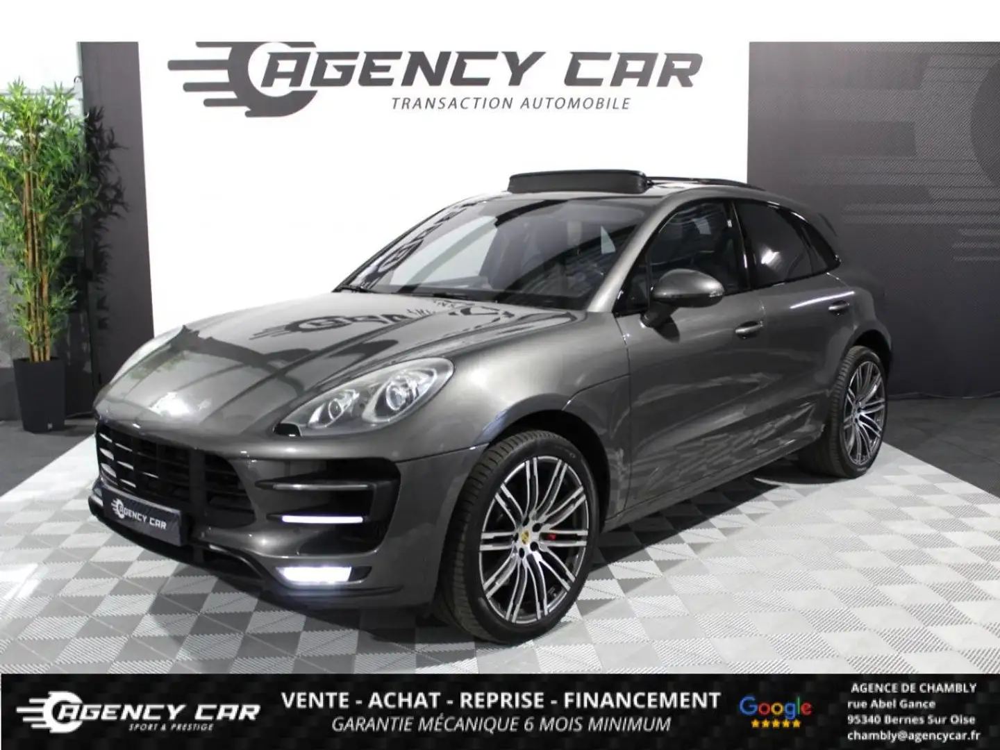 Porsche Macan 3.6i V6 TURBO 400CH BV PDK APPROVED Grau - 1