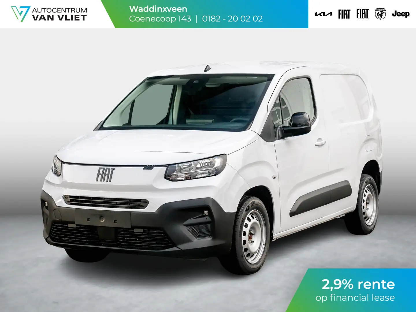 Fiat Doblo 1.5D 130pk S&S L1 1000kg Automaat | Clima | Keyles Wit - 1