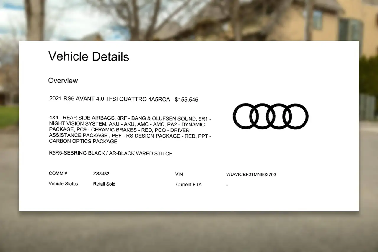 Audi RS6 снимка Audi RS6