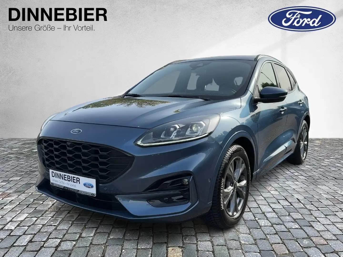 Ford Kuga ST-Line X LED+Navi+Kamera+Winterpaket Blauw - 2