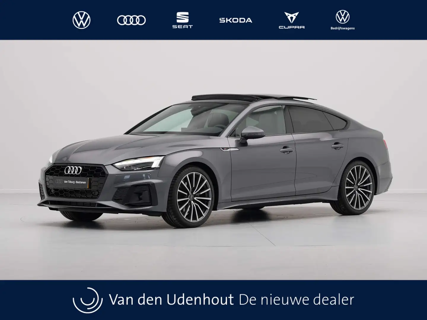 Audi A5 Sportback 35 TFSI 150pk S-Tronic S-Edition Panoram Gris - 1