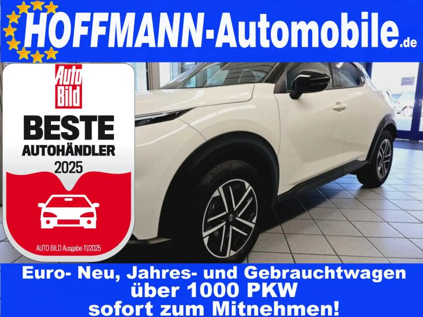 Nissan Juke N-Connecta Facelift,Climatr.,Navi,Sitzhzg. Blanc - 1