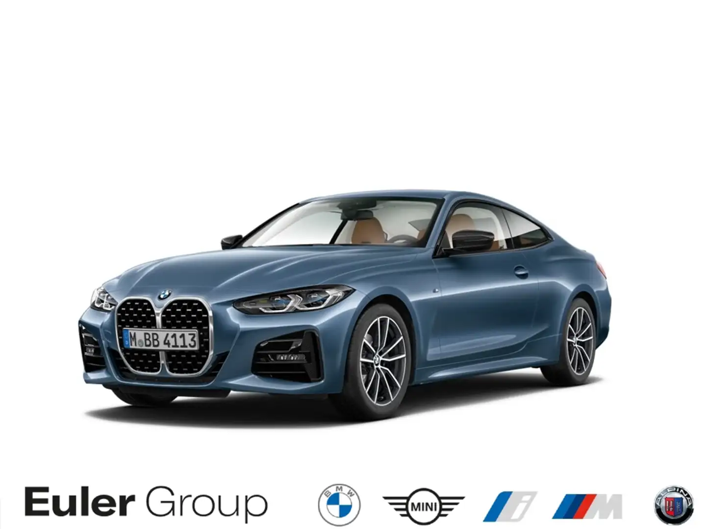 BMW 420 d A xDrive Coupe Sportpaket HUD Navi Leder Digital Blau - 1
