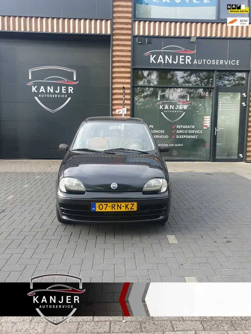 Fiat Seicento 1.1 122DKM Elektrische ramen, Centrale deurvergren Zwart - 1