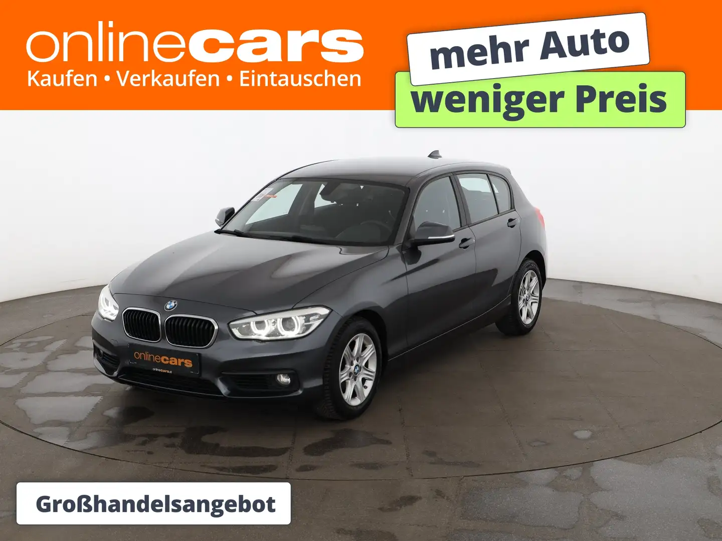BMW 118 d Advantage LED NAVI SITZHZG TEMPOMAT PDC Grau - 1
