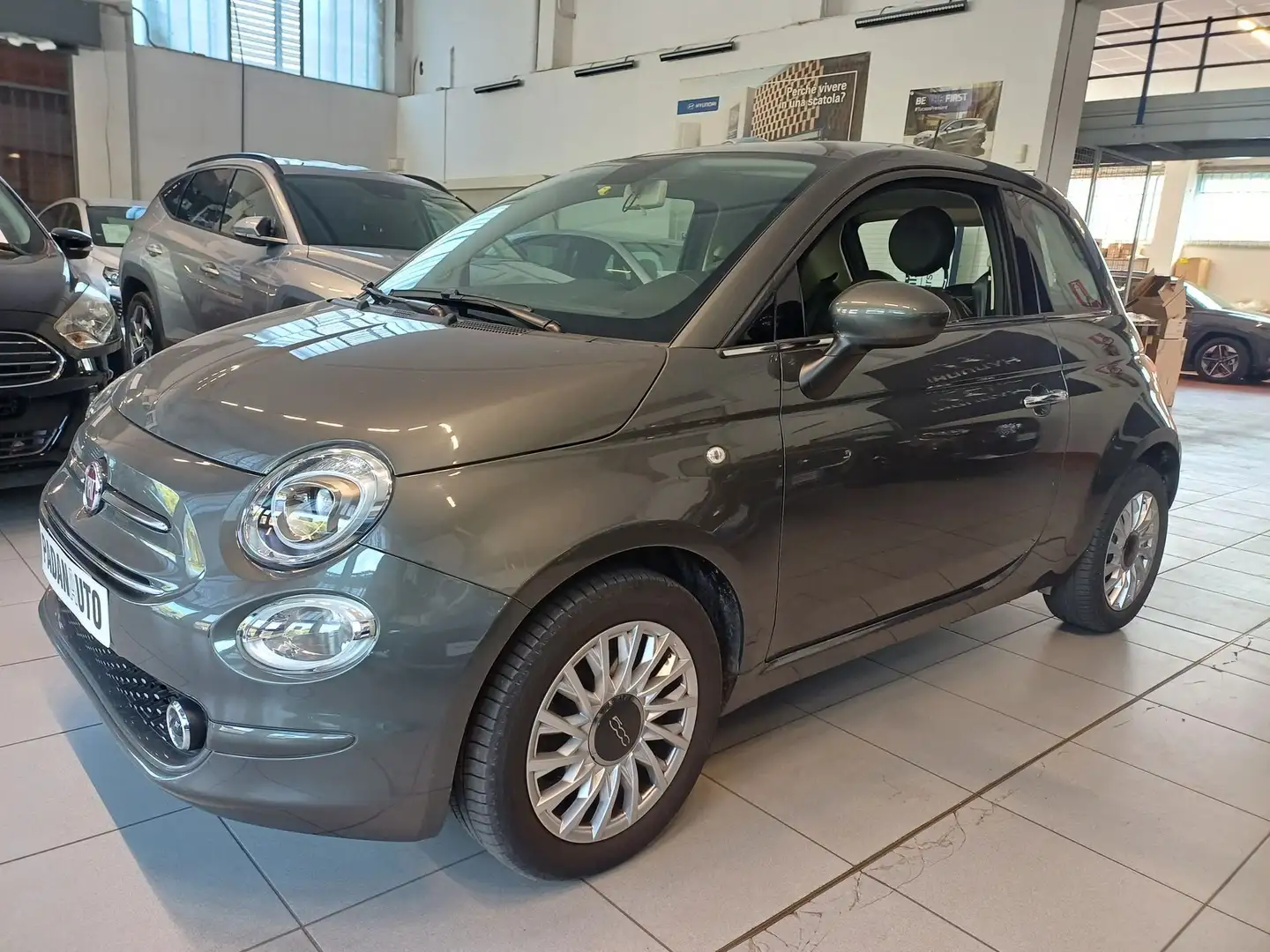 Fiat 500 1.2 Lounge Grijs - 2