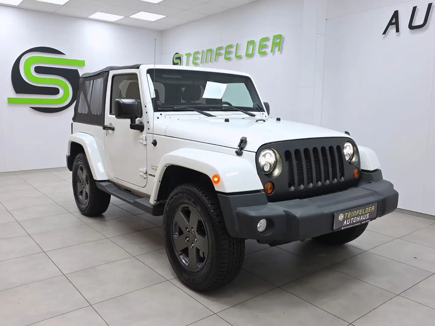 Jeep Wrangler 2.8 CRD Unlimited Sahara / DUAL TOP Weiß - 1