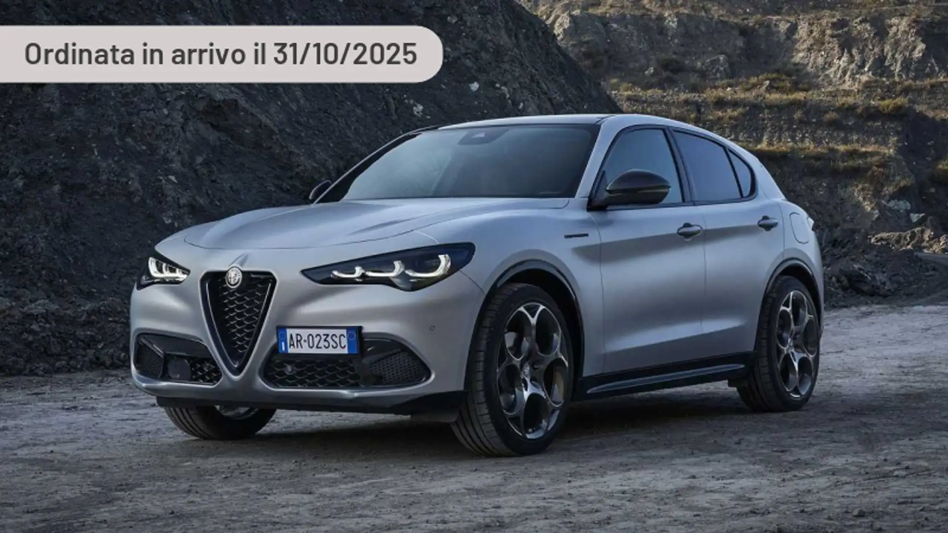 Alfa Romeo Stelvio 2.2 Turbodiesel 210 CV AT8 Q4 Intensa Argento - 2