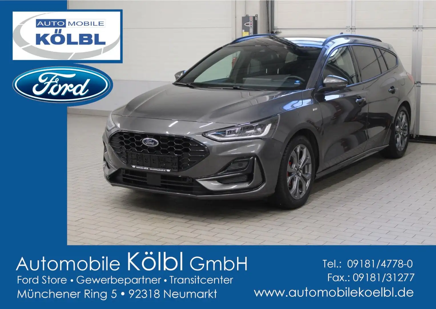 Ford Focus Turnier 1.0 Aut. ST-Line X, PANORAMA/B&O Grau - 1