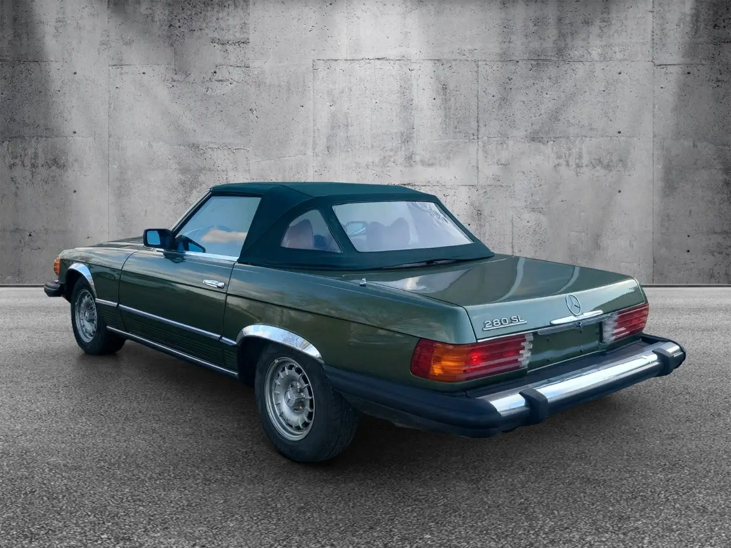 Mercedes-Benz SL 280 Baureihe W107 Modell "SL 280 Cabrio" VIELES NEU Grün - 2