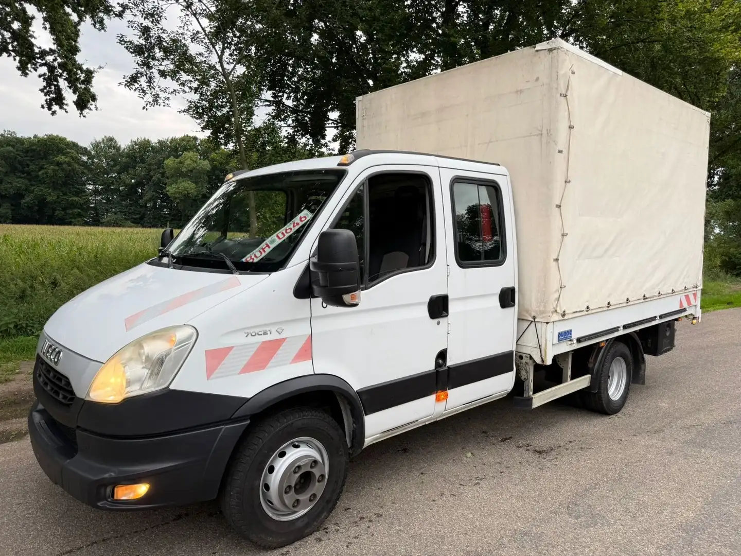 Iveco Daily*72C21*Doka-Pritsche-Plane*Maxi-XXL*3.0 HPI Bílá - 2
