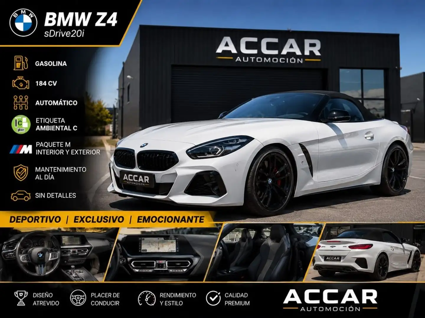 BMW Z4 sDrive 20iA Blanco - 2