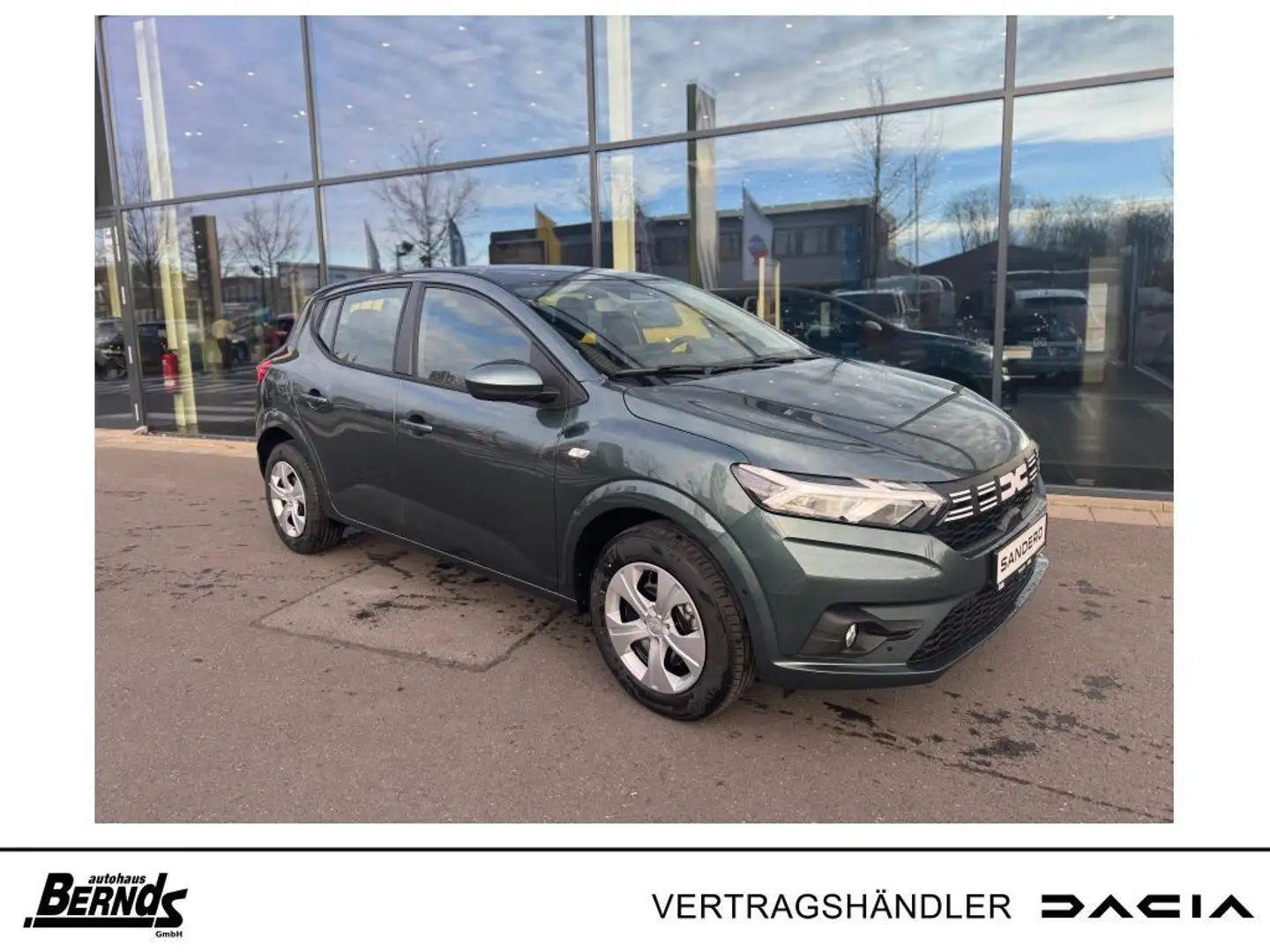 Dacia Sandero TCe 90 Expression  NAVI KLIMAAUTO SHZ TWW Grün - 1