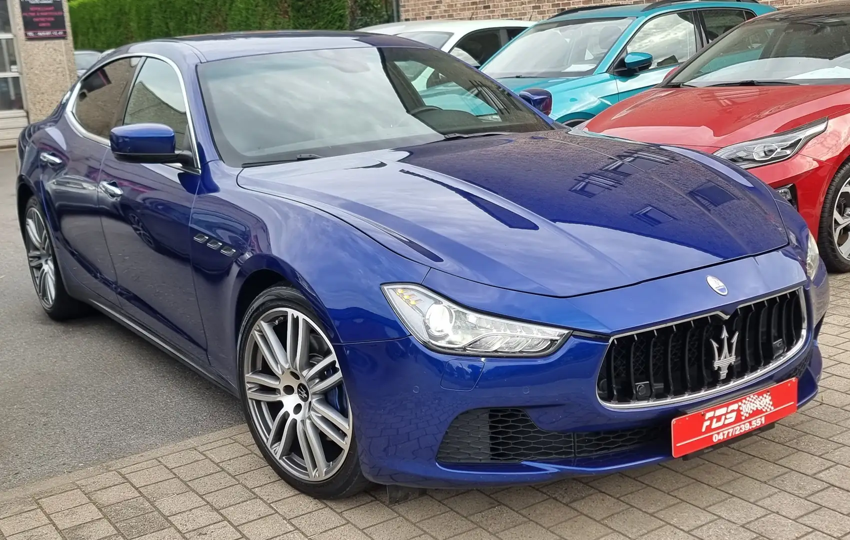 Maserati Ghibli 3.0 D ETAT NEUF JANTES 20.P CAR PASS OK GARANTIE Bleu - 2