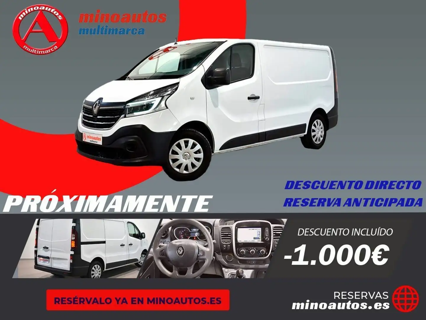 Renault Trafic Furgón 29 L1H1 dCi 88kW Blanc - 1