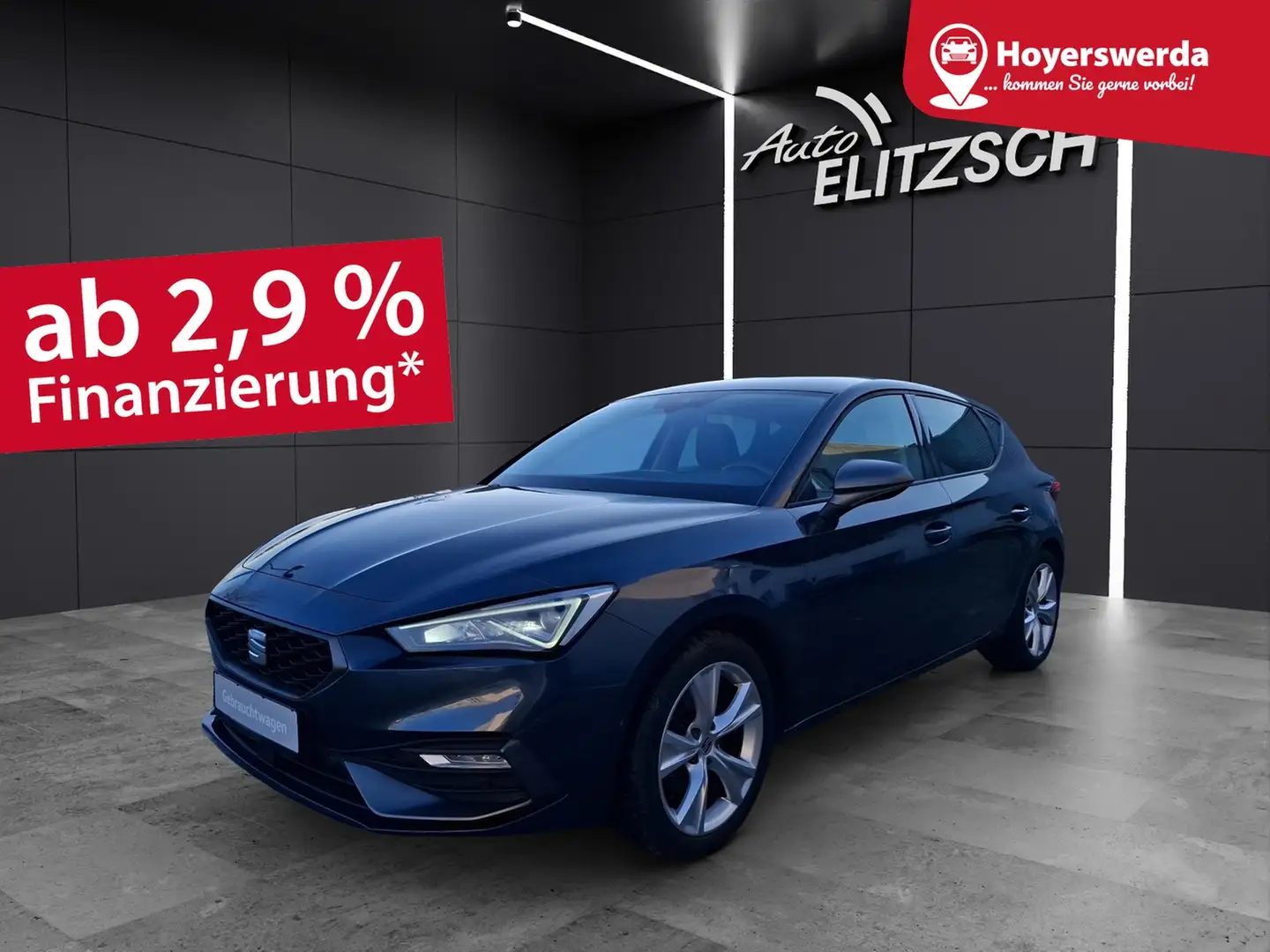 SEAT Leon TSI FR LED Navi ACC Park-Assist SH Grau - 1