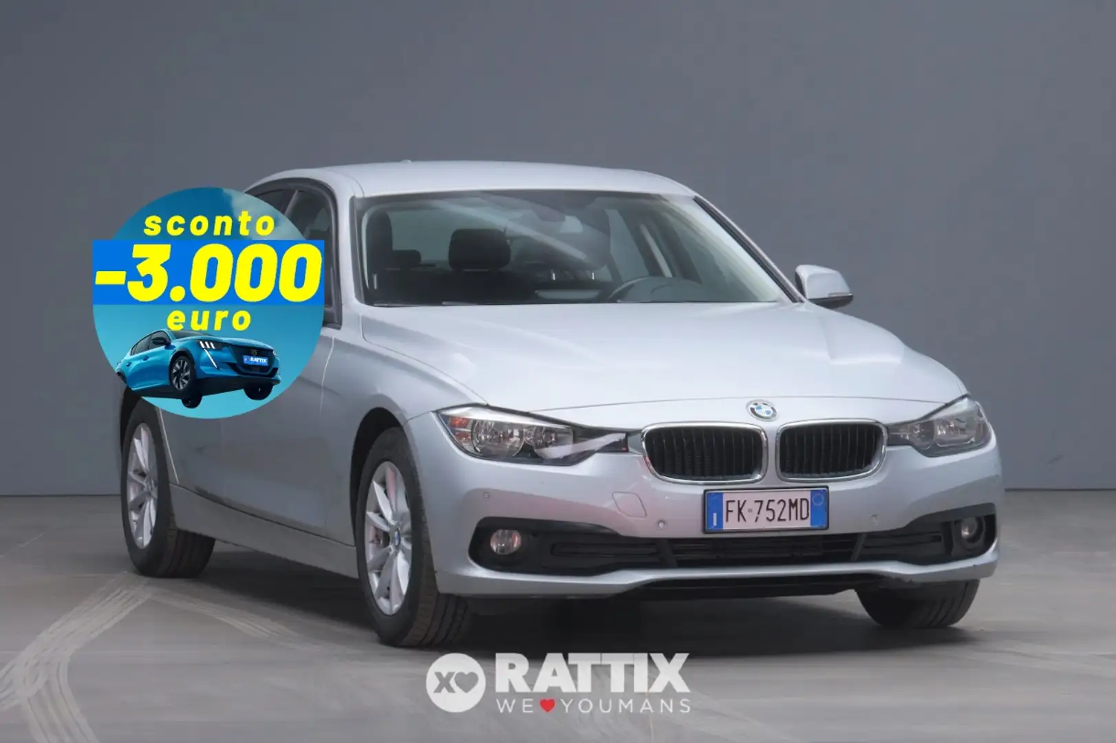 BMW 318 d 2.0 150CV Sport Auto Сірий - 1