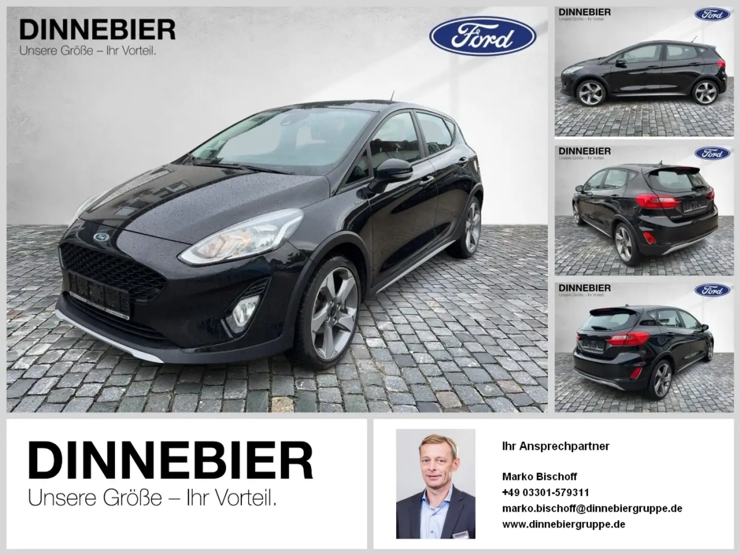 Ford Fiesta PDC+WINTER-P+BLUETOOTH+SYNC3+SHZ++ Schwarz - 1