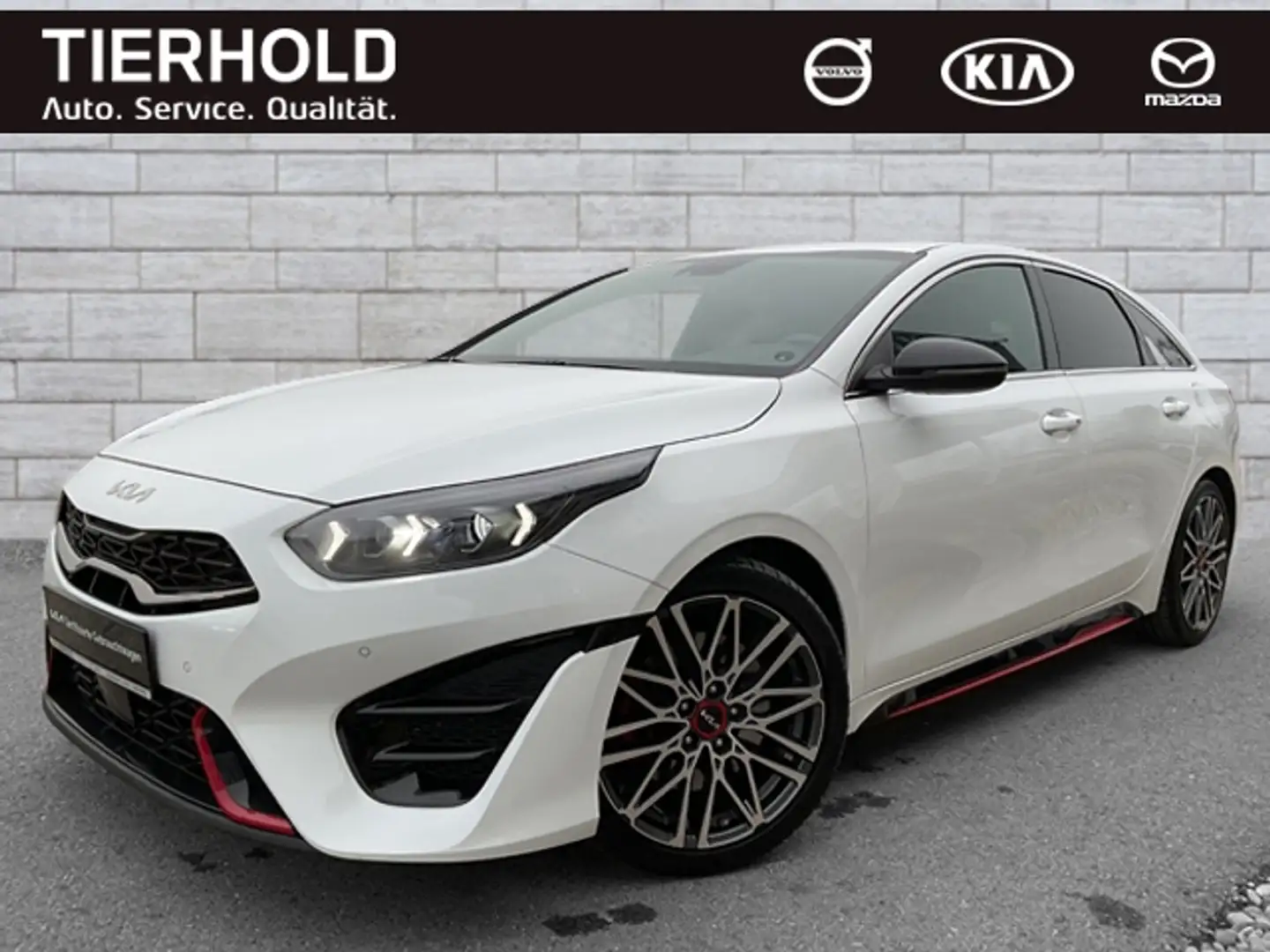 Kia ProCeed / pro_cee'd 1,6 GT AT ACC NAVI KAMERA Alcantara 18" Weiß - 2