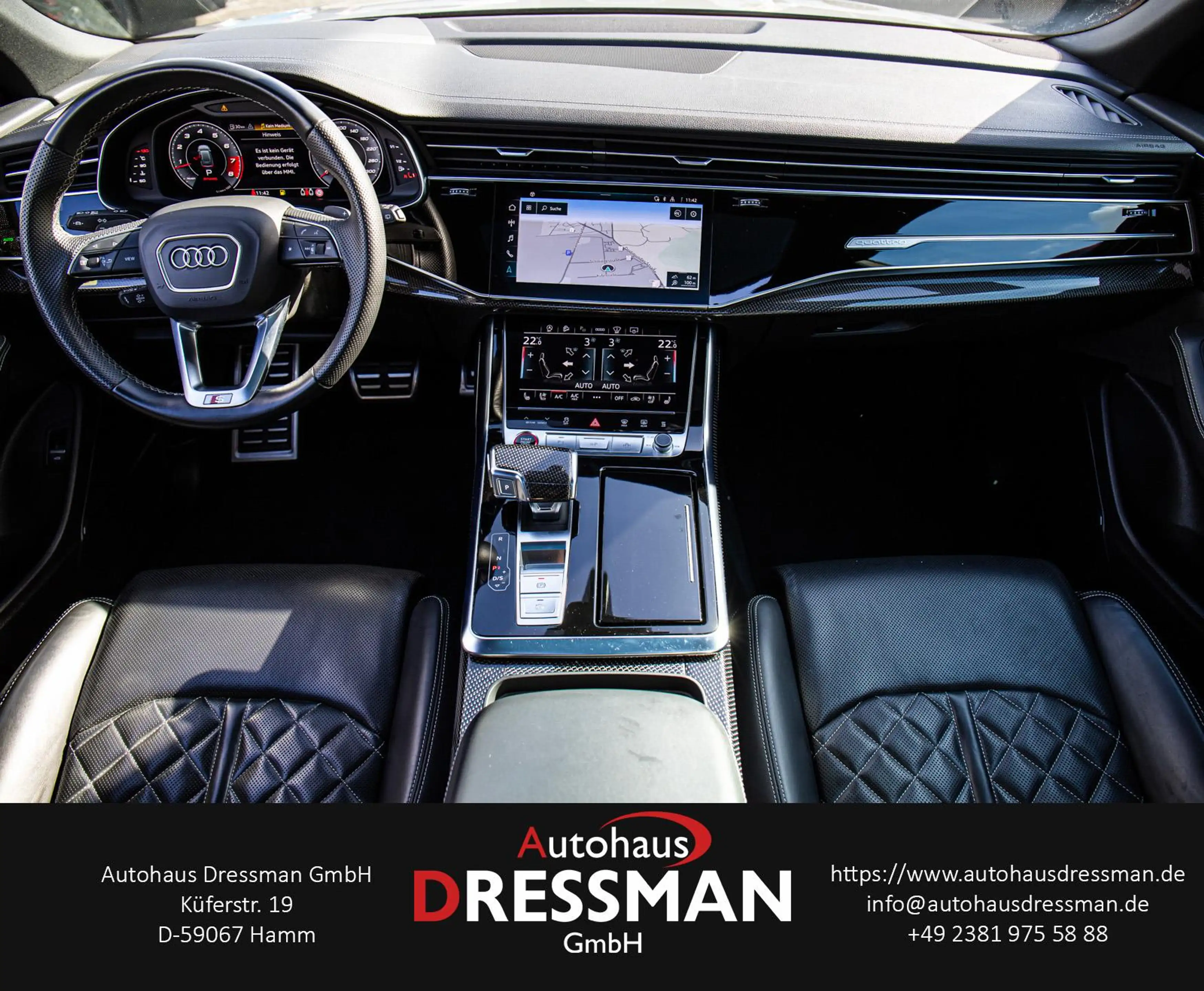 Audi SQ8 TFSI COMPETITION PANO HuD B&O STHZG AHK ACC — photo 14