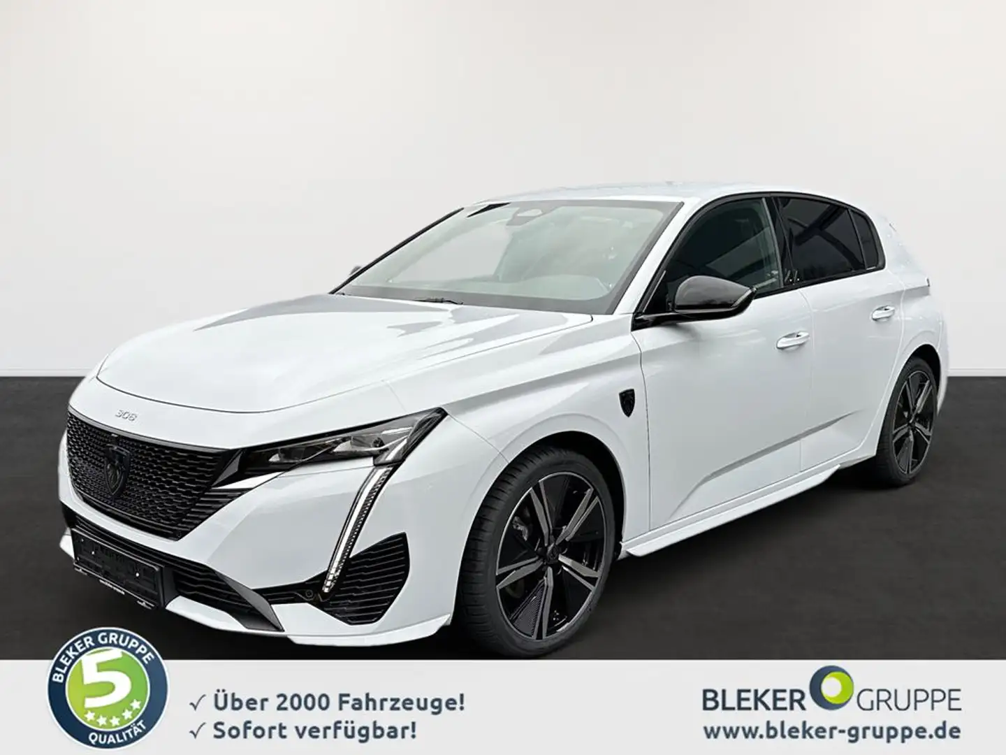 Peugeot 308 GT HYBRID 145 e-DSC6 Blanc - 1