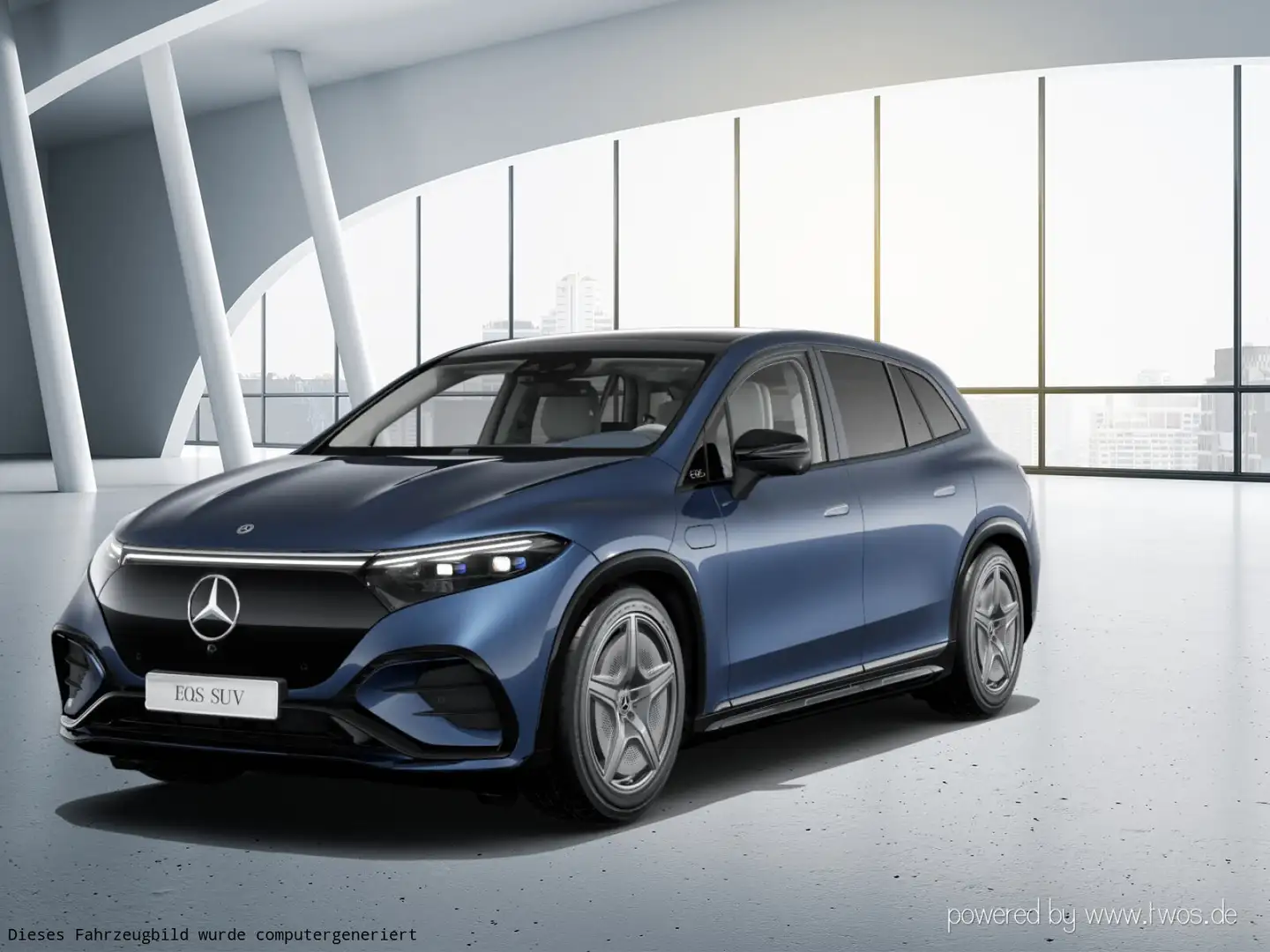 Mercedes-Benz EQS EQS 580 4MATIC SUV  AMG Line Navi/Pano.-Dach/Klima Bleu - 2
