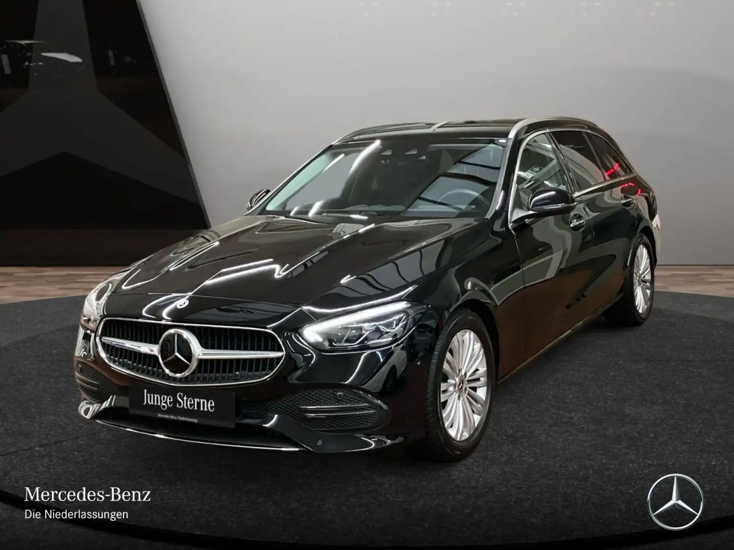 Mercedes-Benz C 220 d T AVANTG+AHK+LED+BURMESTER+KAMERA+KEYLESS Schwarz - 2