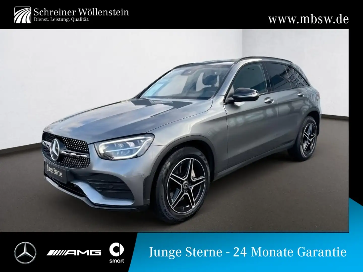 Mercedes-Benz GLC 220 d 4M AMG*Night*Ambi*MBUX*CarPlay*AUT*LED Gris - 1
