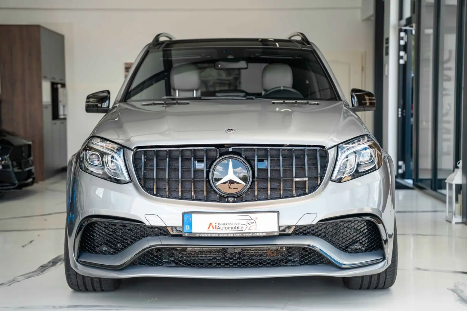 Mercedes-Benz GL 500 VOLL GLS 6.3 AMG FACELIFT DISTRONIC 360 Šedá - 2
