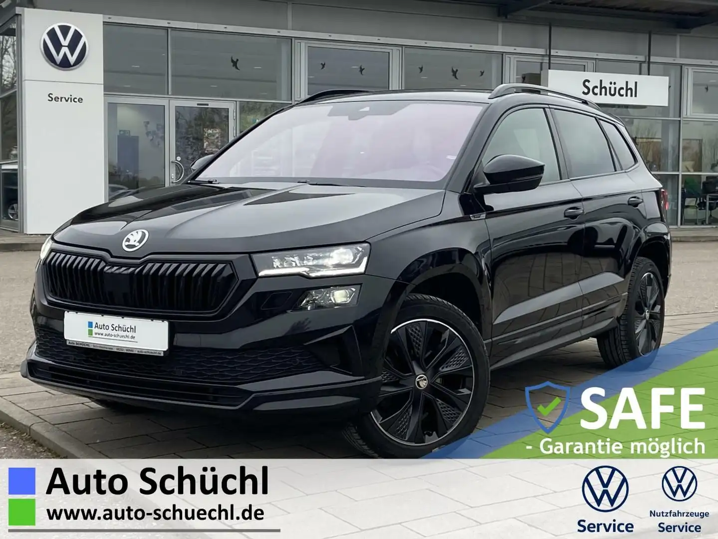 Skoda Karoq 2.0 TDI Sportline PAKET-SAFETY-PARKING+TRA Schwarz - 1